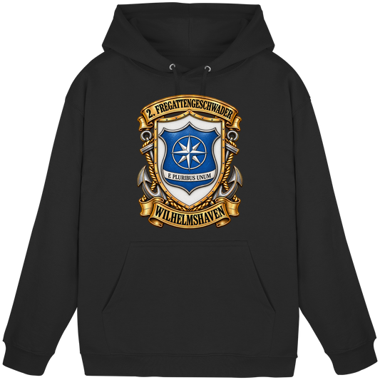 Wappen 2. Fregattengeschwader - Wilhelmshaven - Basic Unisex Hoodie