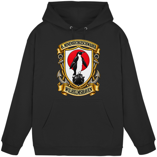 Wappen 6. Minensuchgeschwader - WILHELMSHAVEN - Basic Unisex Hoodie