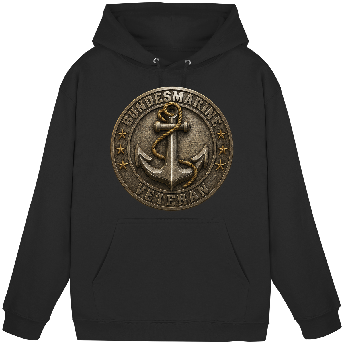 Logo BUNDESMARINE - Metalleffekt - Basic Unisex Hoodie