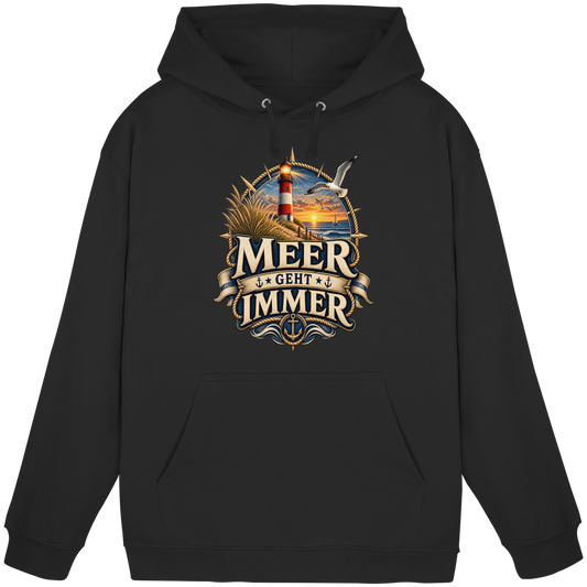 Meer geht immer - Leuchtturm - Basic Unisex Hoodie