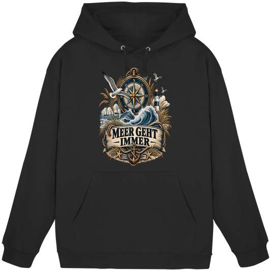 Meer geht immer - Kompass - Basic Unisex Hoodie