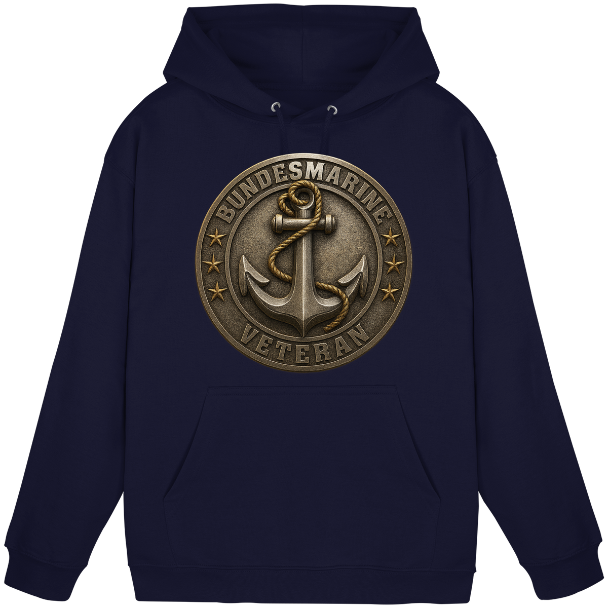 Logo BUNDESMARINE - Metalleffekt - Basic Unisex Hoodie