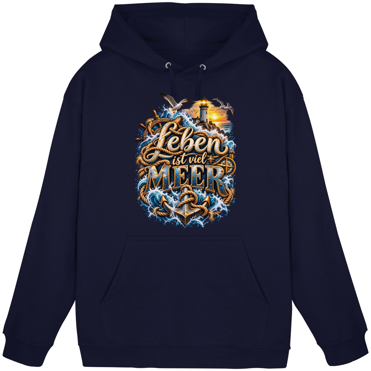 Leben ist viel Meer - Basic Unisex Hoodie