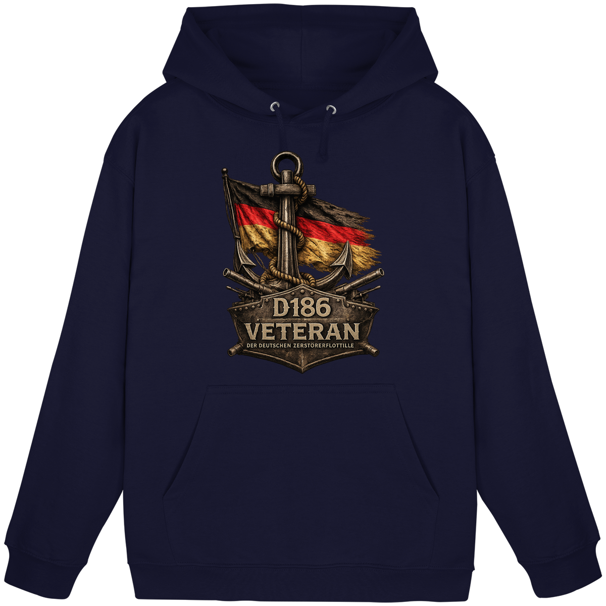 Veteran D186 Flagge - Basic Unisex Hoodie