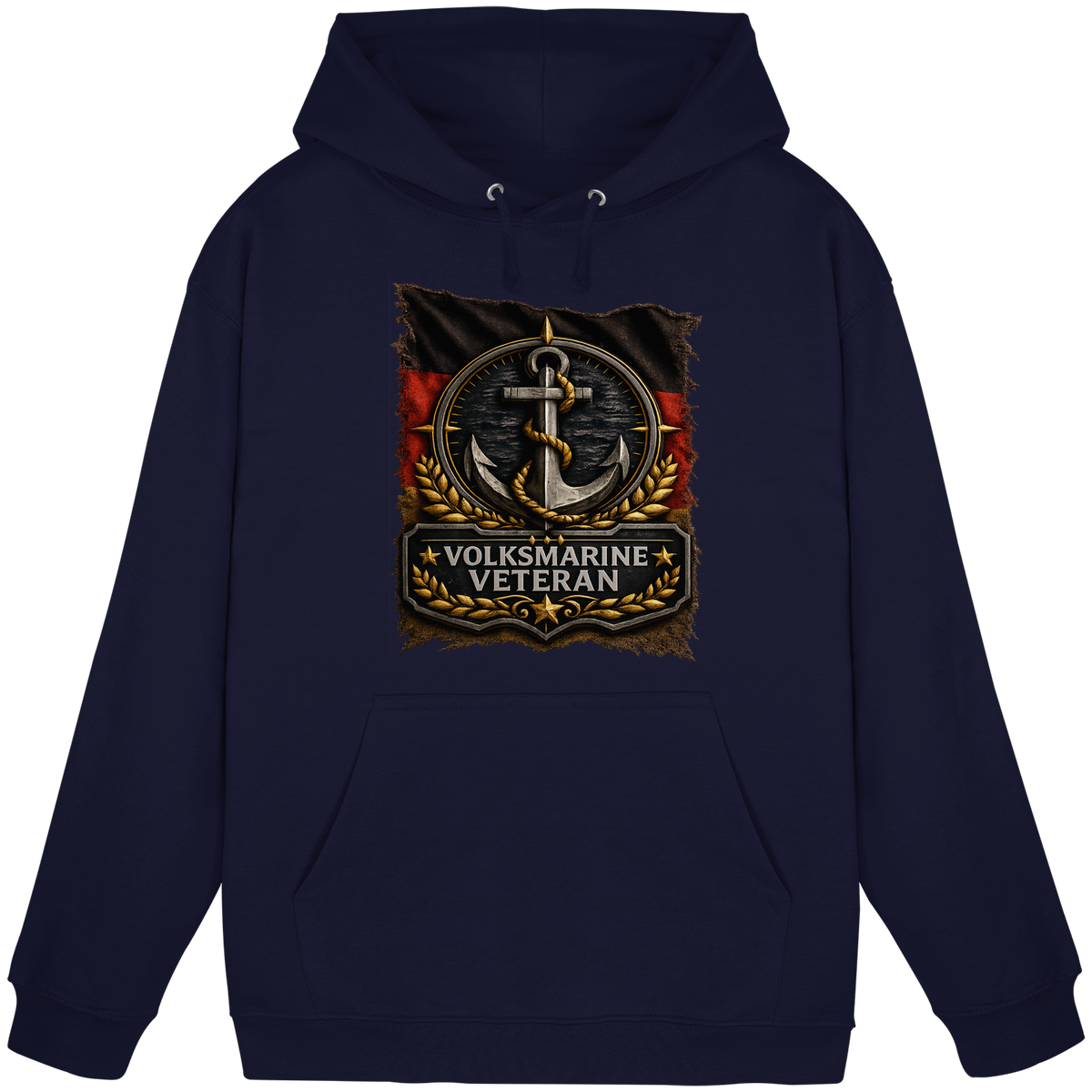 VOLKSMARINE VETERAN FLAGGE - Basic Unisex Hoodie
