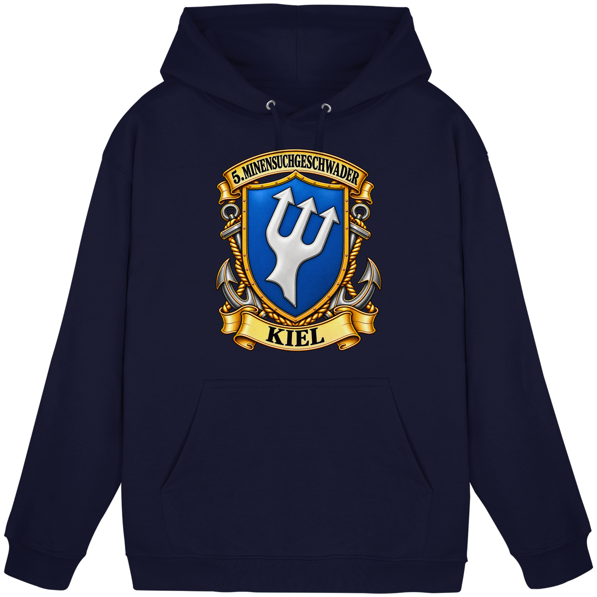 Wappen 5. Minensuchgeschwader - KIEL - Basic Unisex Hoodie