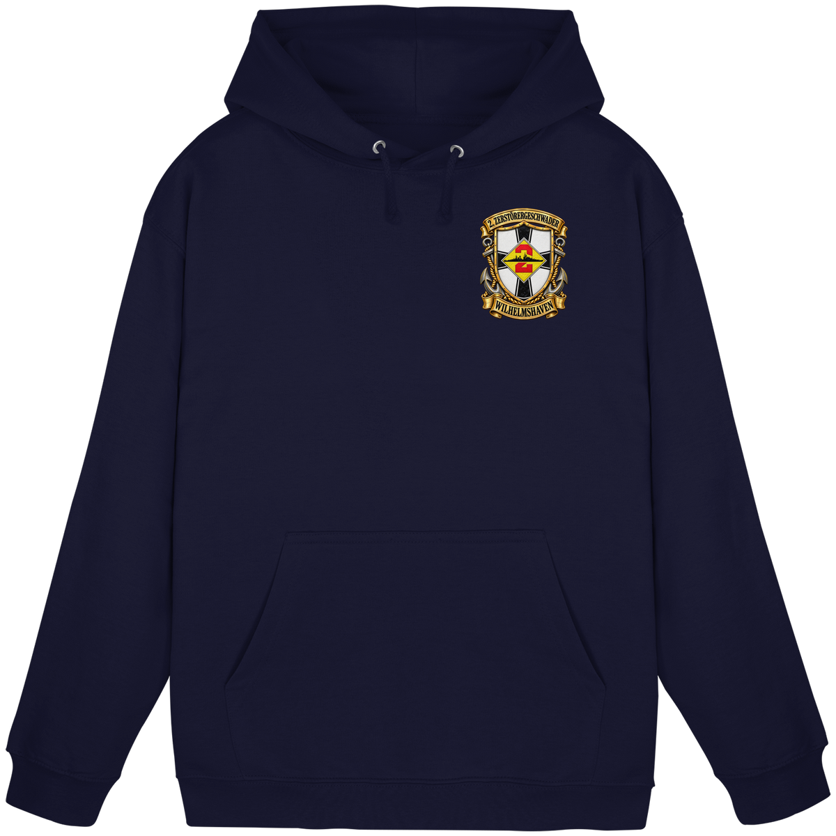 Wappen 2. Zerstörergeschwader - WILHELMSHAVEN - Brustlogo  - Basic Unisex Hoodie