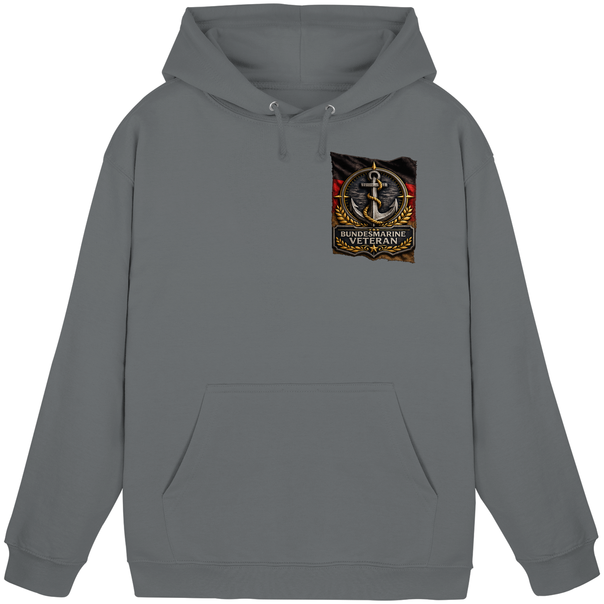 Bundesmarine Veteran Flagge - Brustlogo - Basic Unisex Hoodie