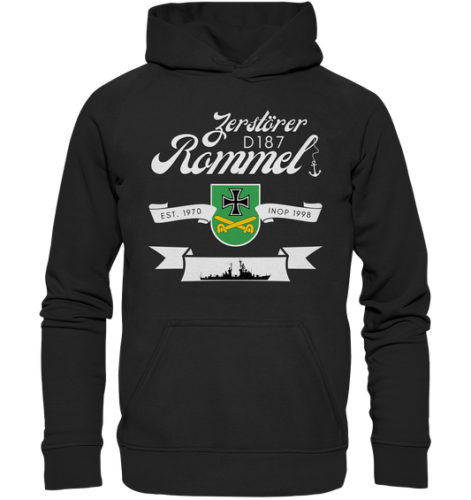 Zerstörer D187 ROMMEL EST. 1970 - Basic Unisex Hoodie XL