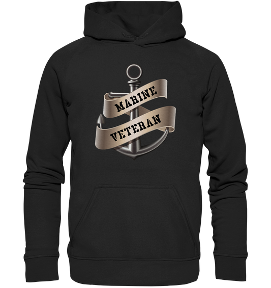 Anker MARINE VETERAN - Basic Unisex Hoodie XL