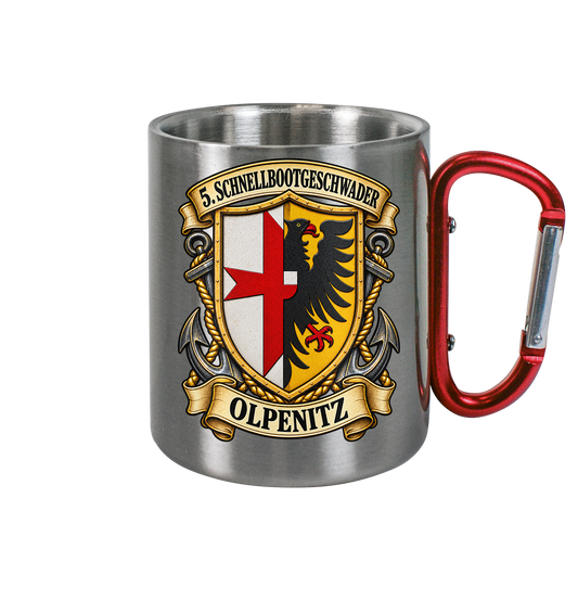 Wappen 5. Schnellbootgeschwader - OLPENITZ - Edelstahl Tasse