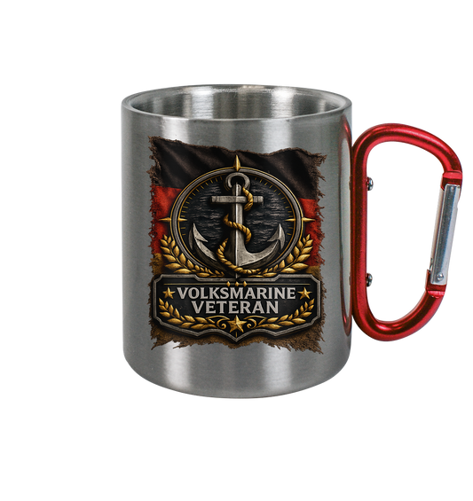 VOLKSMARINE VETERAN FLAGGE - Edelstahl Tasse