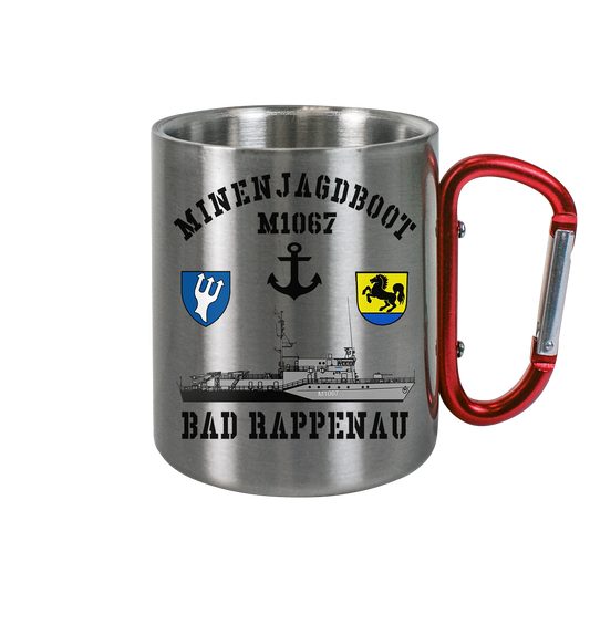 Mij.-Boot M1067 BAD RAPPENAU 5.MSG - Edelstahl Tasse