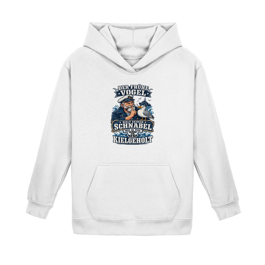 Der frühe Vogel... kielgeholt - Kids Basic Hoodie