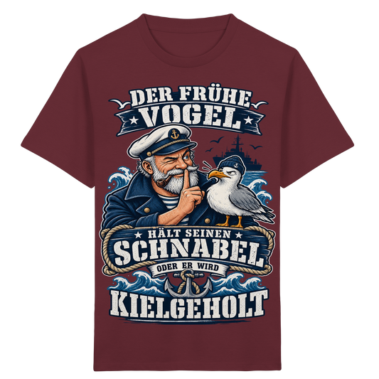 Der frühe Vogel... kielgeholt - Kids Organic Shirt
