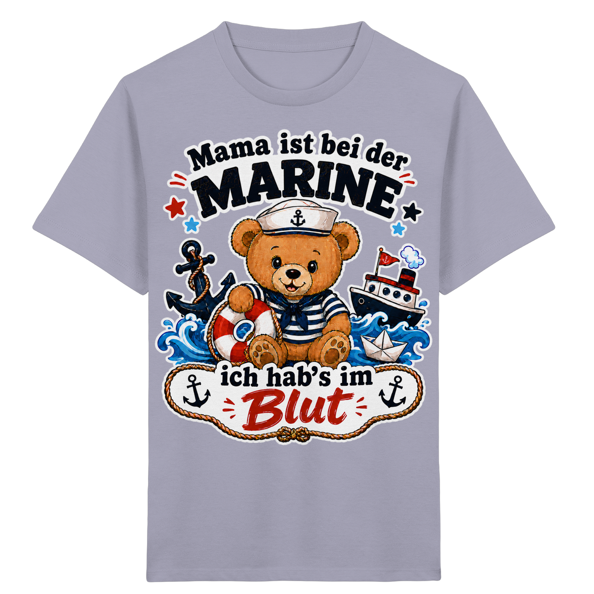 Mama ist bei der Marine – ich hab’s im Blut - Kids Organic Shirt