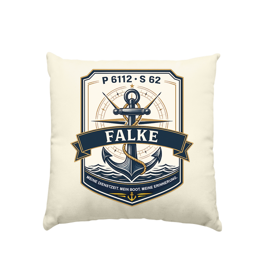 P6112 S62 FALKE - Kissen natur 40x40cm