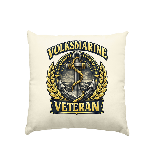 VOLKSMARINE VETERAN  - Kissen natur 40x40cm