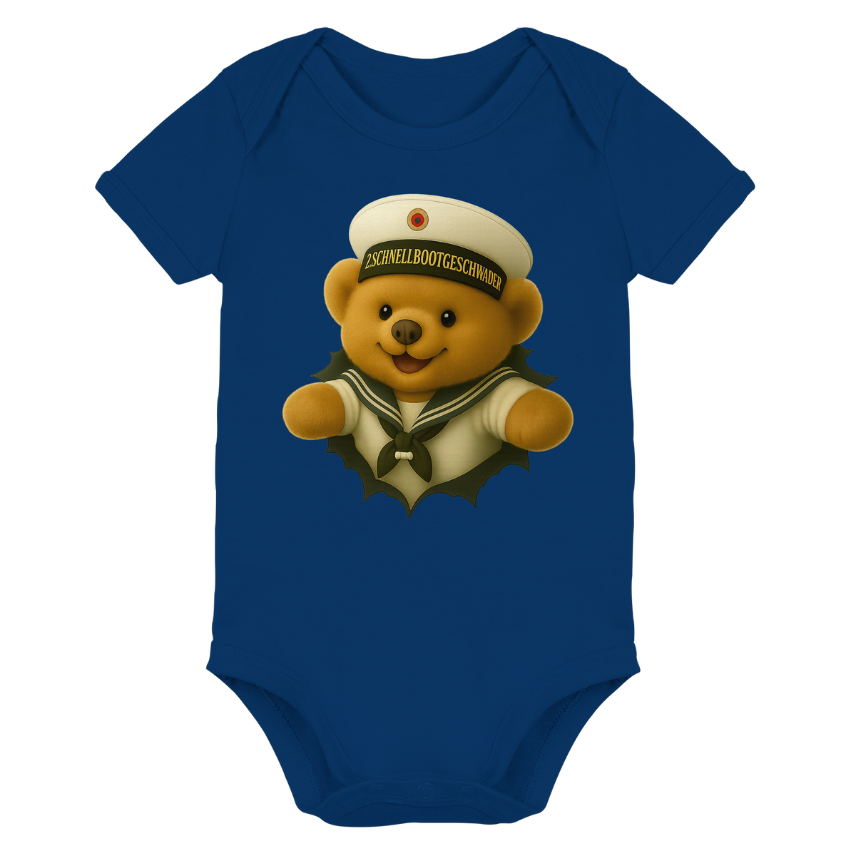 Teddy 2. SCHNELLBOOTGESCHWADER - Organic Baby Bodysuit