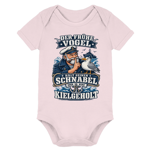 Der frühe Vogel... kielgeholt - Organic Baby Bodysuit
