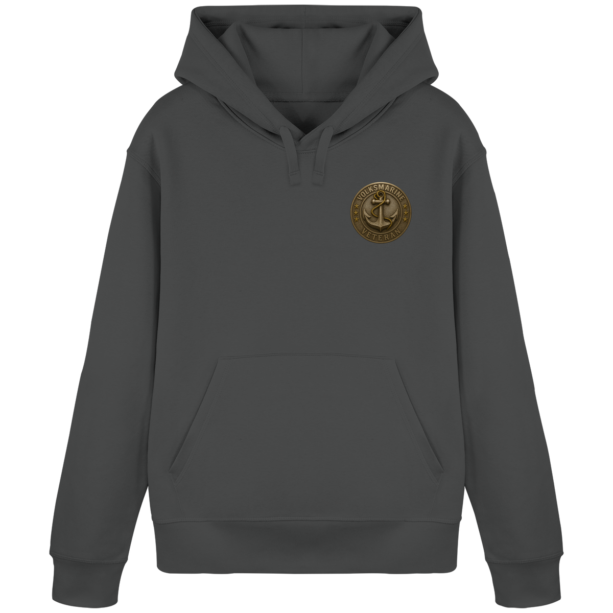 Volksmarine Veteran  - Metalleffekt - Organic Basic Hoodie