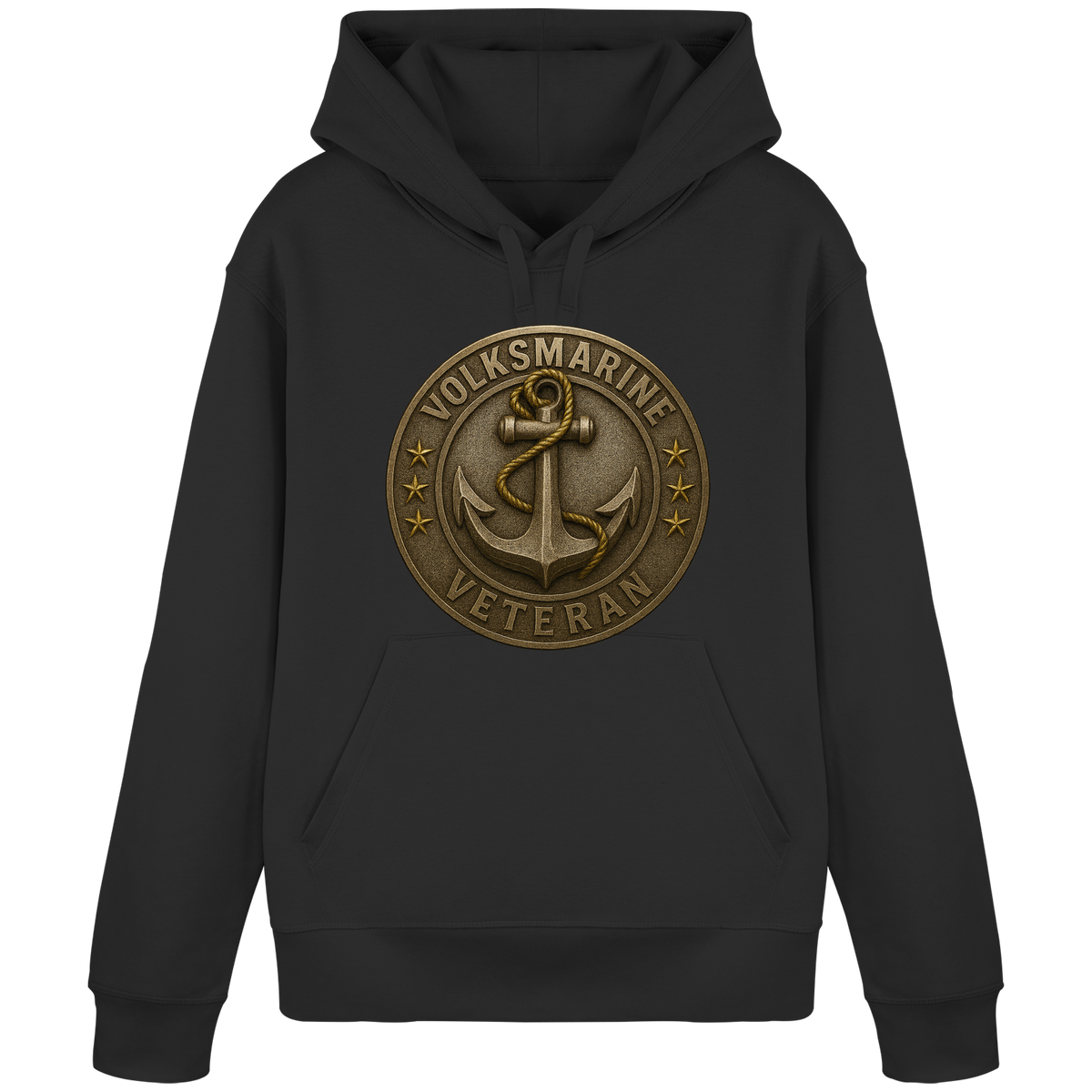 Volksmarine Veteran - Metalleffekt - Organic Basic Hoodie