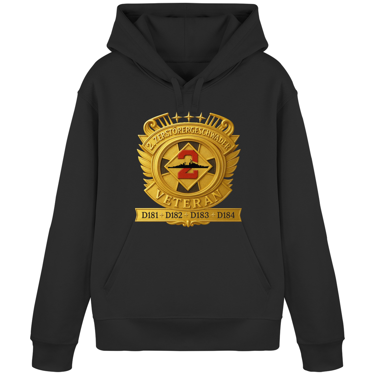2. Zerstörergeschwader - Veteran  - Organic Basic Hoodie