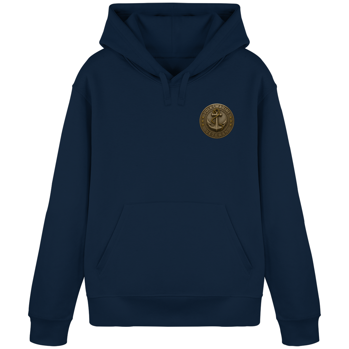 Volksmarine Veteran  - Metalleffekt - Organic Basic Hoodie
