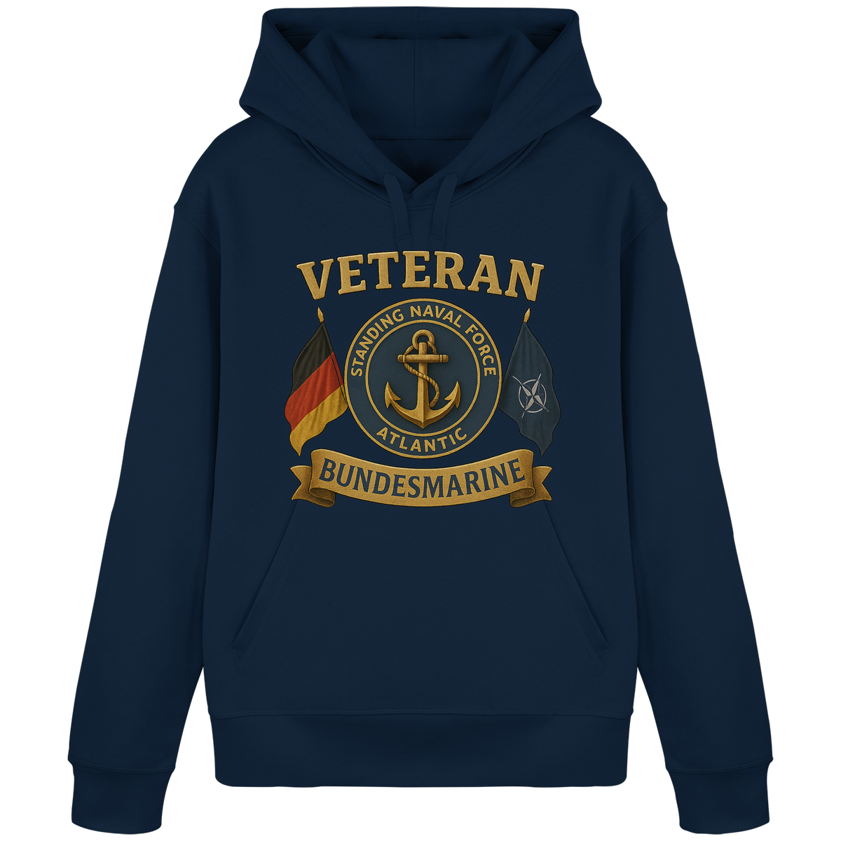 Veteran BUNDESMARINE - SNFL - Organic Basic Hoodie
