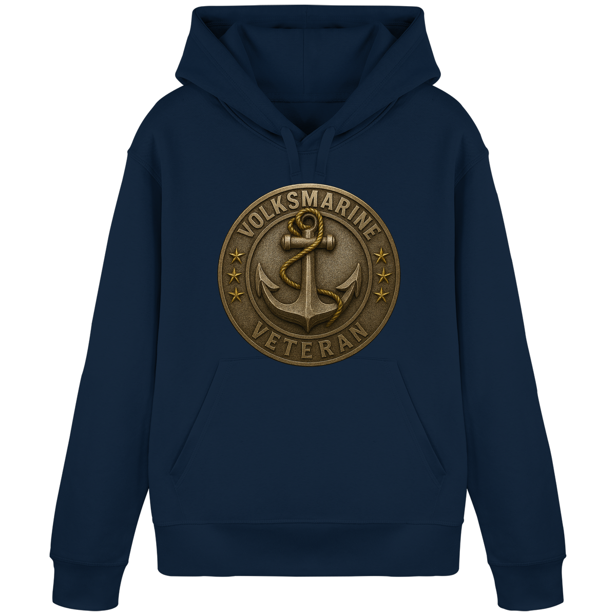 Volksmarine Veteran - Metalleffekt - Organic Basic Hoodie