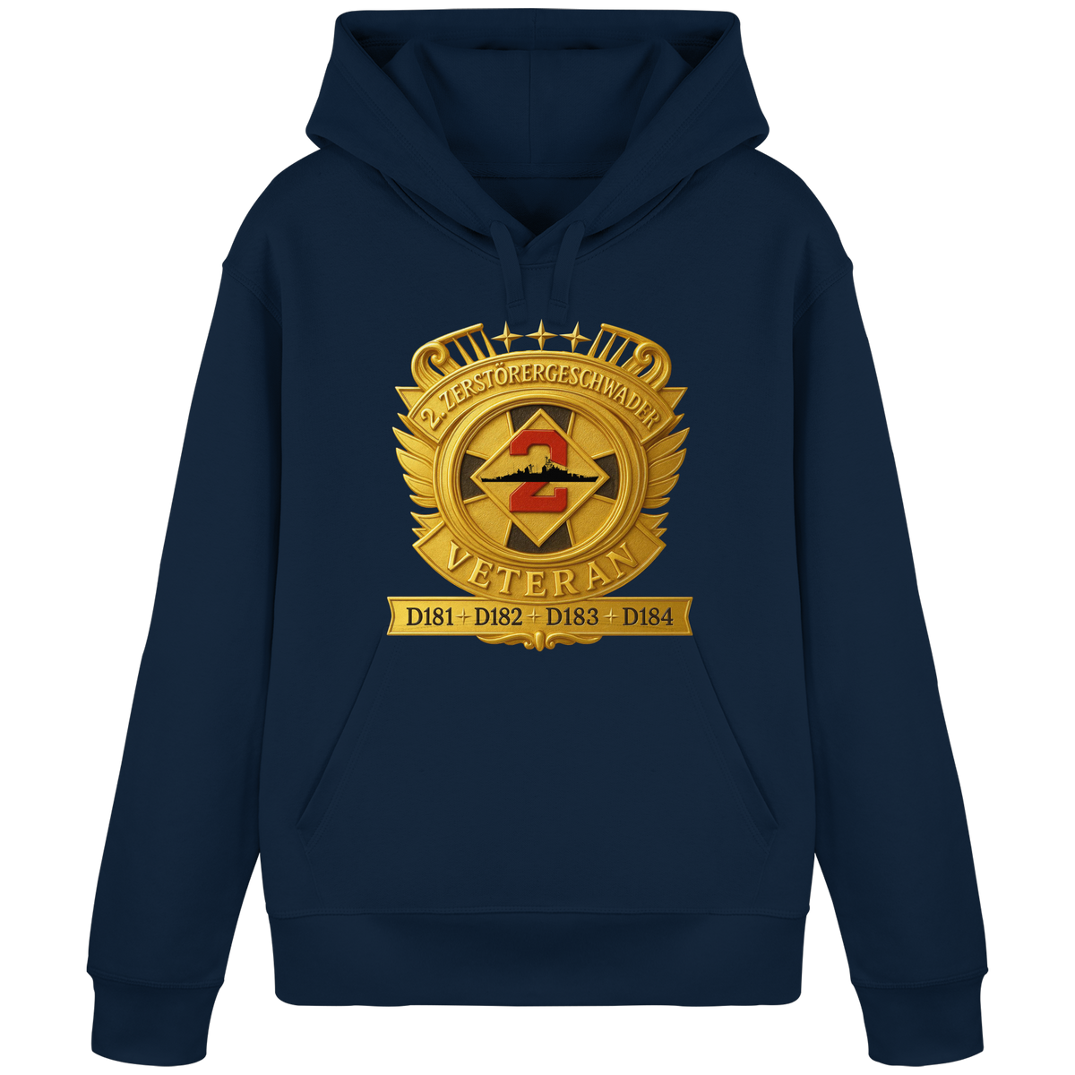 2. Zerstörergeschwader - Veteran  - Organic Basic Hoodie