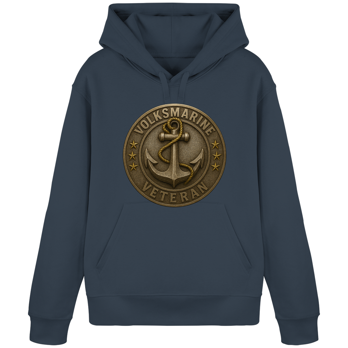 Volksmarine Veteran - Metalleffekt - Organic Basic Hoodie
