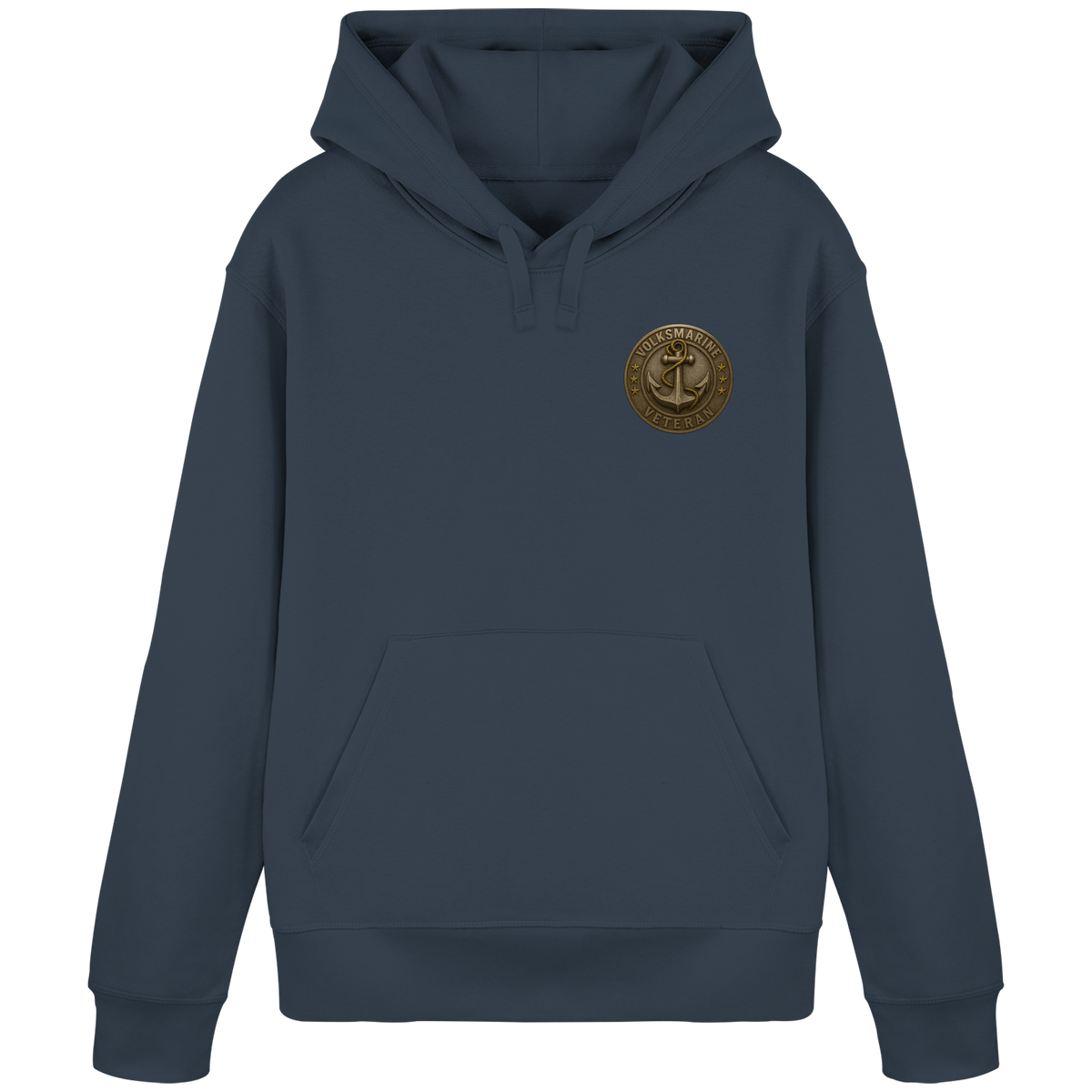 Volksmarine Veteran  - Metalleffekt - Organic Basic Hoodie