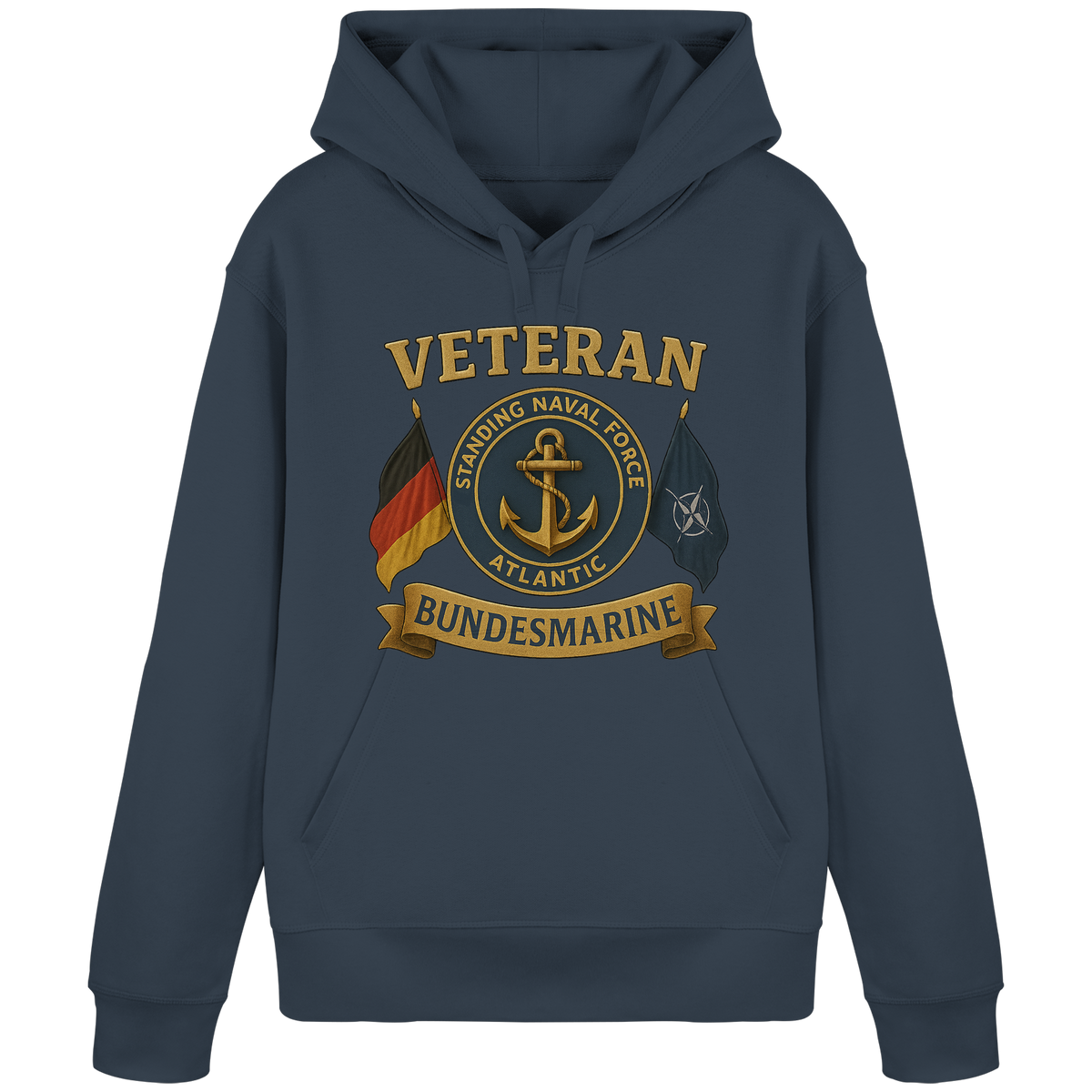 Veteran BUNDESMARINE - SNFL - Organic Basic Hoodie