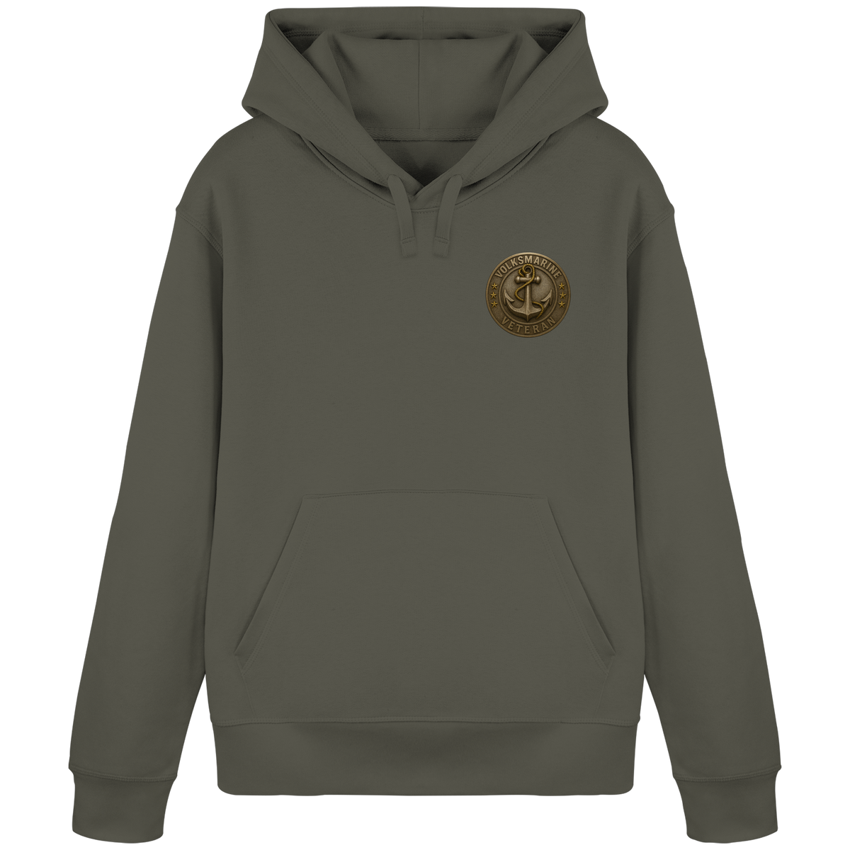 Volksmarine Veteran  - Metalleffekt - Organic Basic Hoodie