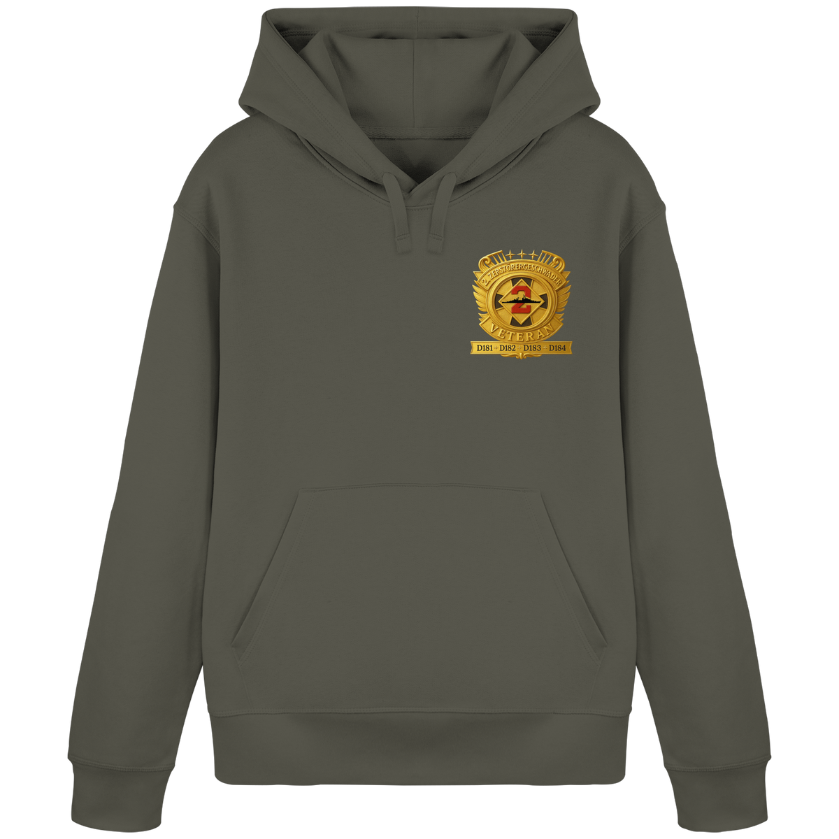 2. Zerstörergeschwader - Veteran - Organic Basic Hoodie