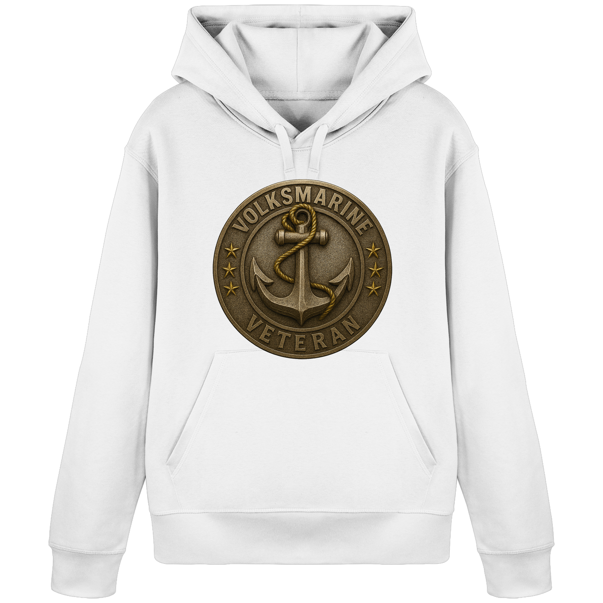 Volksmarine Veteran - Metalleffekt - Organic Basic Hoodie