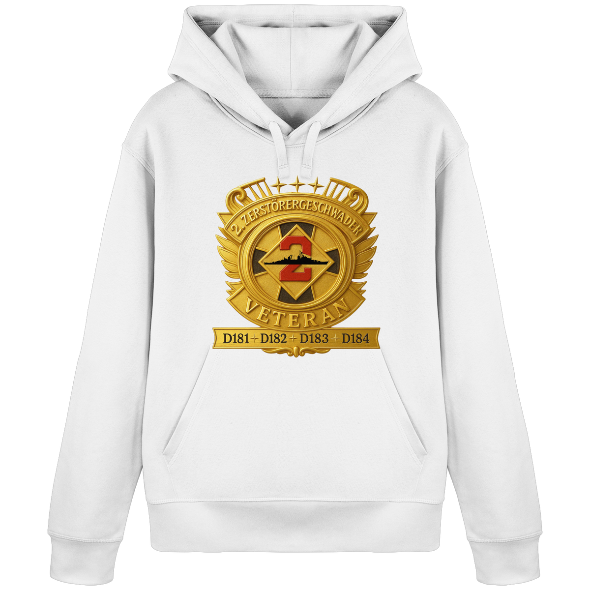 2. Zerstörergeschwader - Veteran  - Organic Basic Hoodie