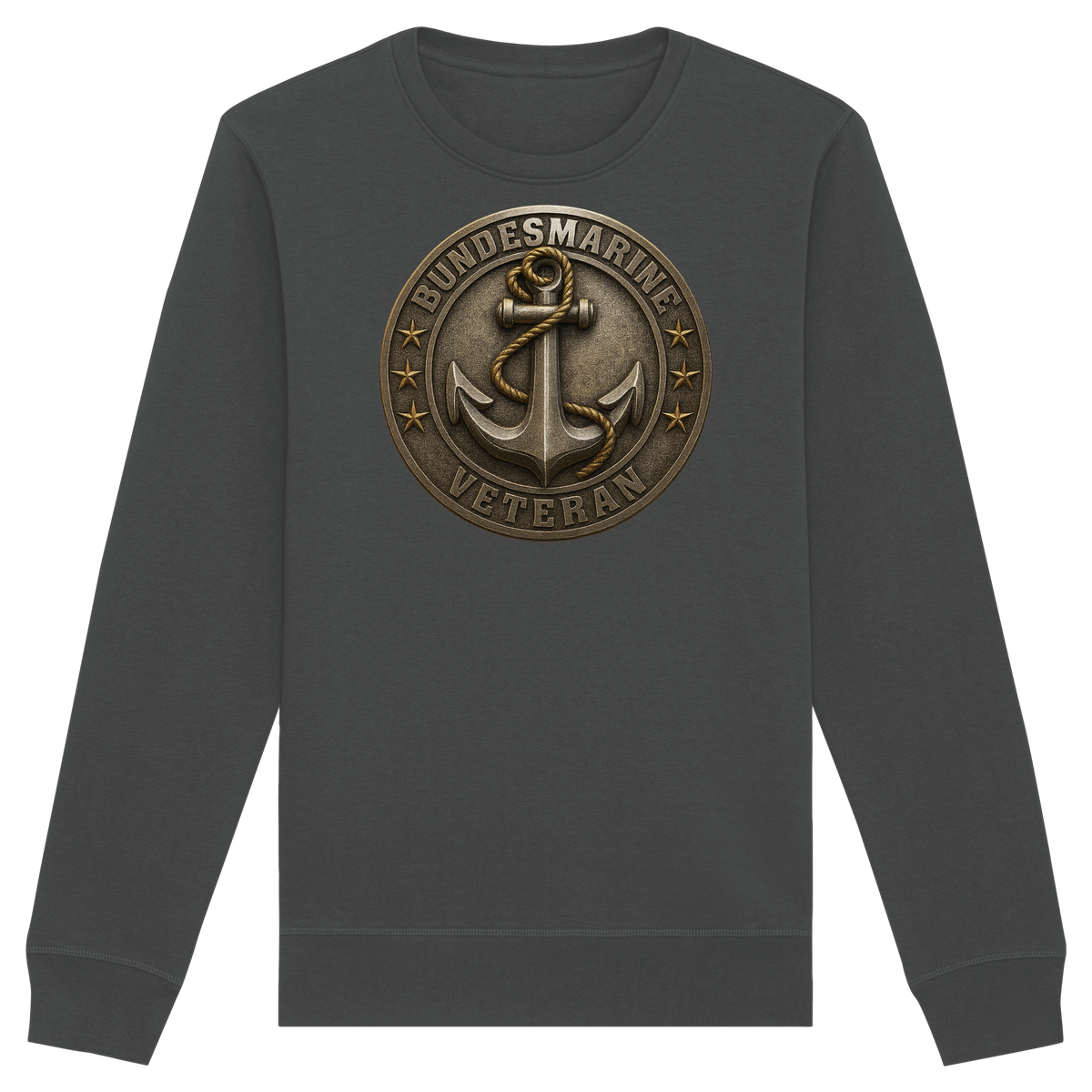 Logo BUNDESMARINE - Metalleffekt - Organic Basic Unisex Sweatshirt