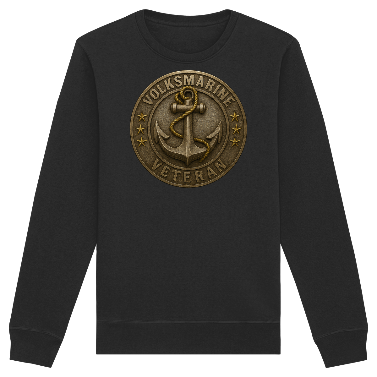 Volksmarine Veteran - Metalleffekt - Organic Basic Unisex Sweatshirt