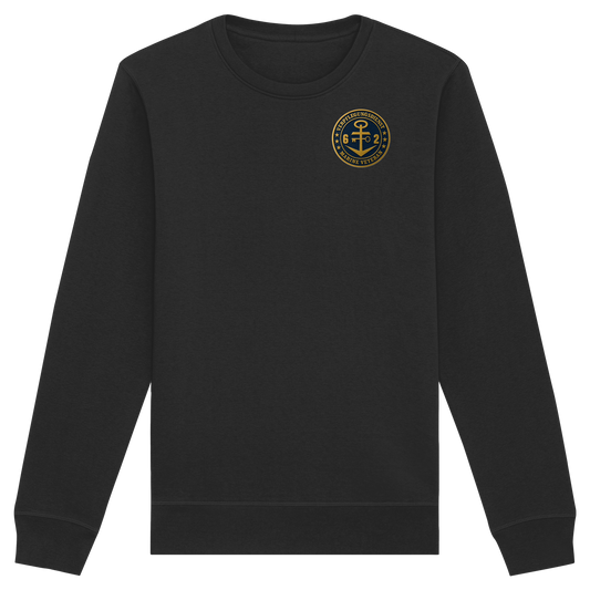Marine Veteran 62er VERPFLEGUNGSDIENST - Metalleffekt  - Organic Basic Unisex Sweatshirt