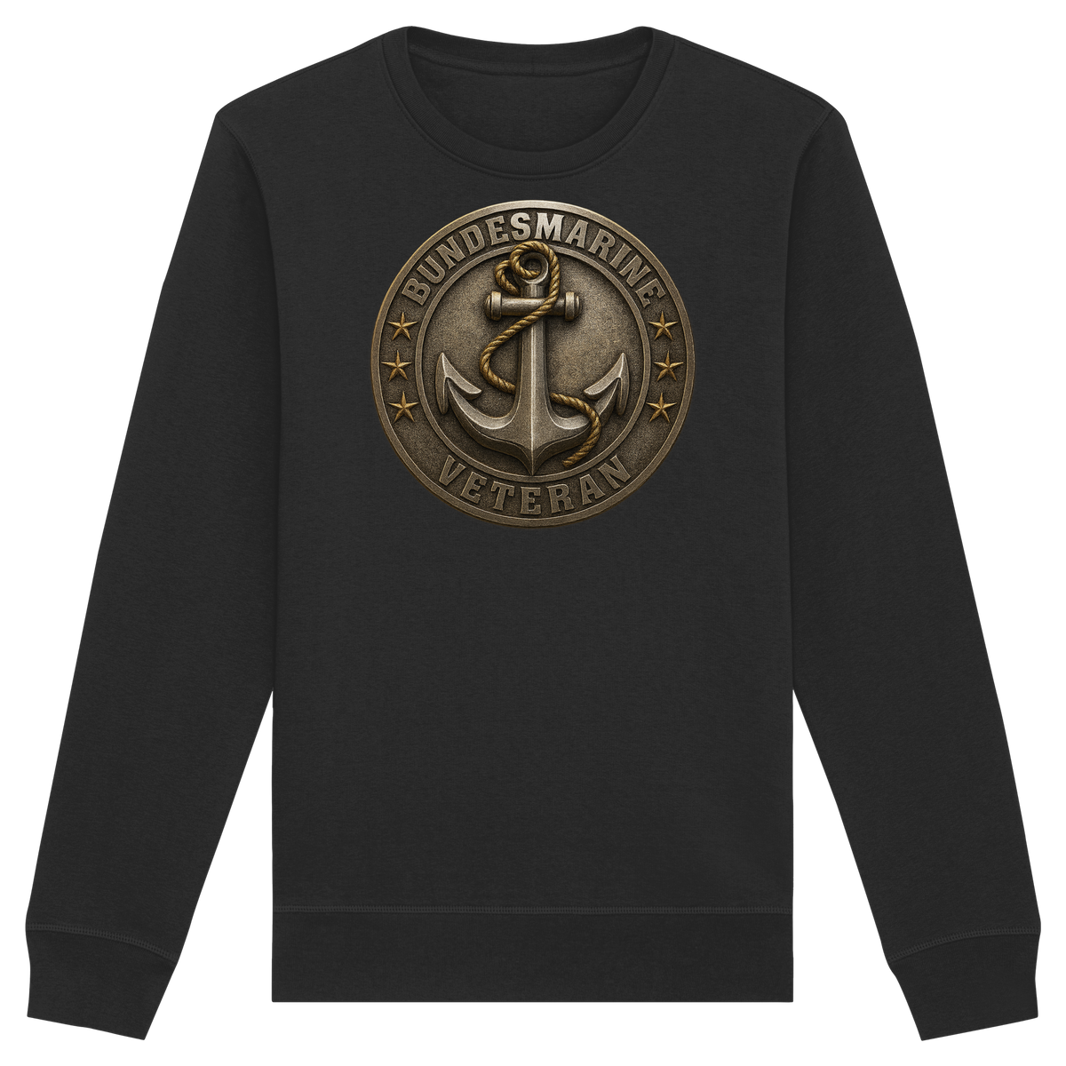Logo BUNDESMARINE - Metalleffekt - Organic Basic Unisex Sweatshirt