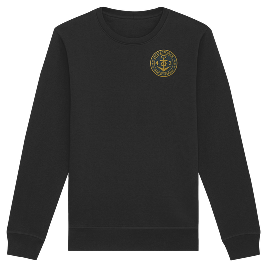 Marine Veteran 43er ELEKTROTECHNIK - Metalleffekt  - Organic Basic Unisex Sweatshirt