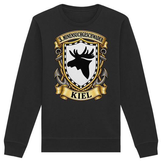 Wappen 3. Minensuchgeschwader - KIEL - Organic Basic Unisex Sweatshirt