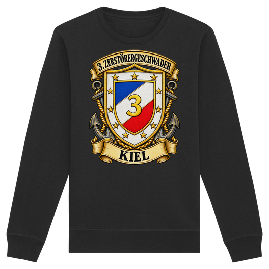 Wappen 3. Zerstörergeschwader - KIEL - Organic Basic Unisex Sweatshirt