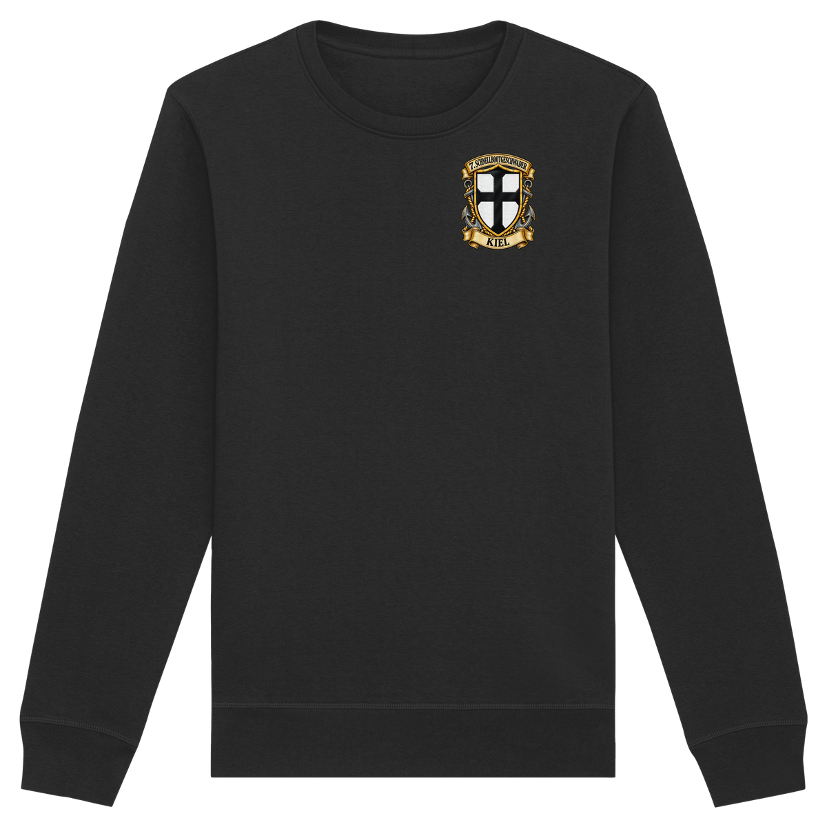 Wappen 7. Schnellbootgeschwader - KIEL - Brustlogo - Organic Basic Unisex Sweatshirt