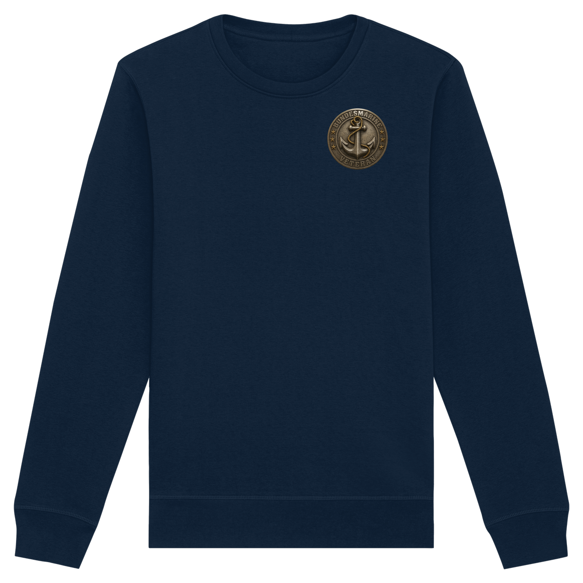 Logo BUNDESMARINE - Metalleffekt - Organic Basic Unisex Sweatshirt