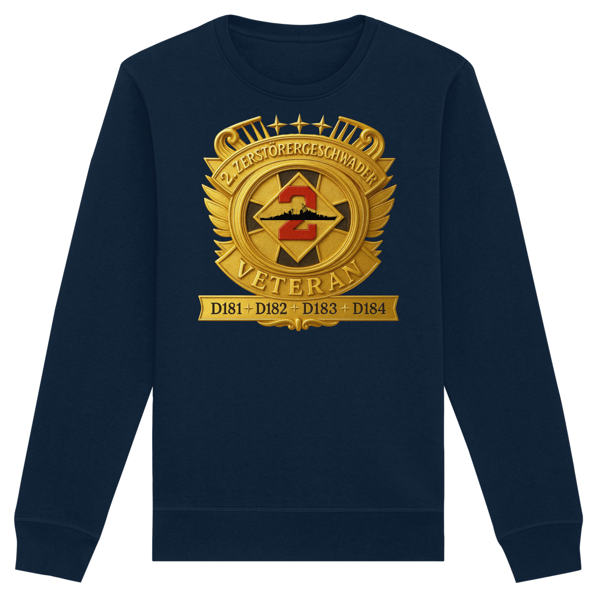2. Zerstörergeschwader - Veteran  - Organic Basic Unisex Sweatshirt