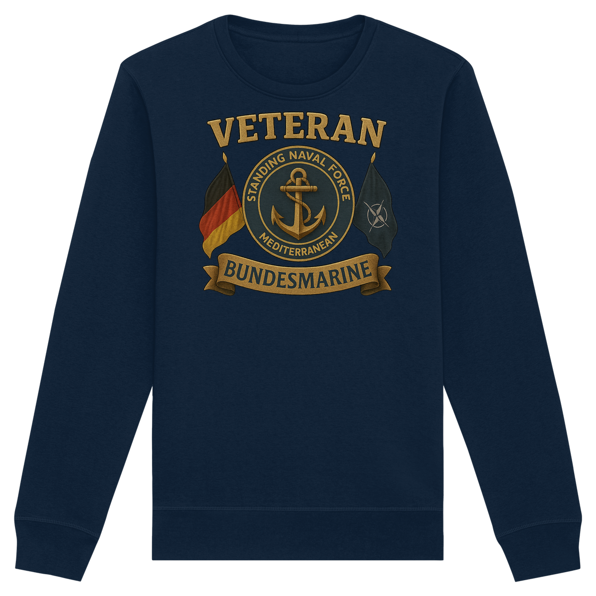 Veteran BUNDESMARINE - SNFM - Organic Basic Unisex Sweatshirt