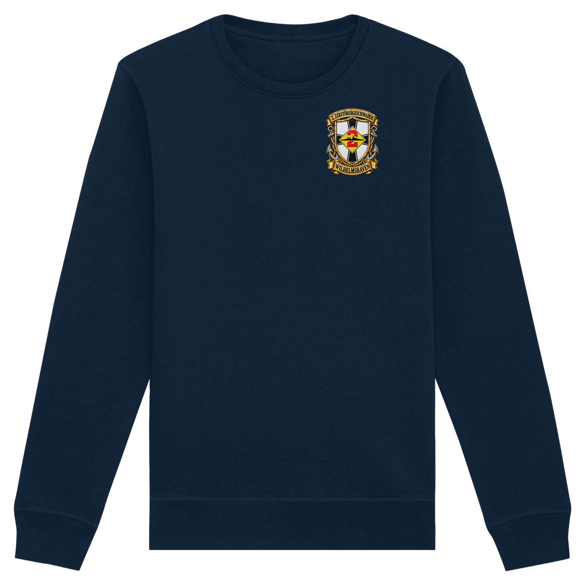 Wappen 2. Zerstörergeschwader - WILHELMSHAVEN - Brustlogo  - Organic Basic Unisex Sweatshirt